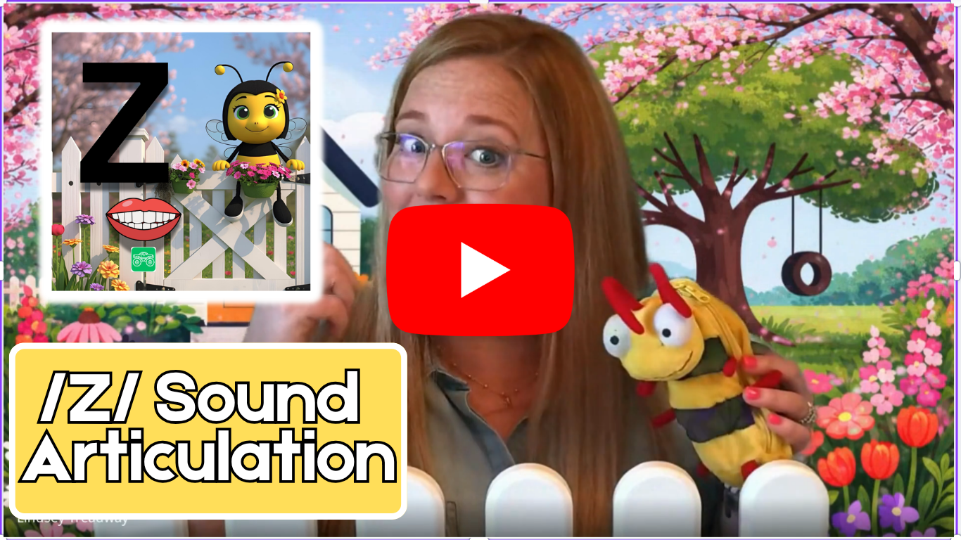 Zoey and the Busy Bee /Z/ Sound Articulation Speech Practice for Kids